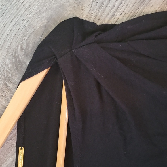 Rebecca Minkoff l dress l size Large l Dress l roushed l gathered bodycon l blk - Picture 6 of 14